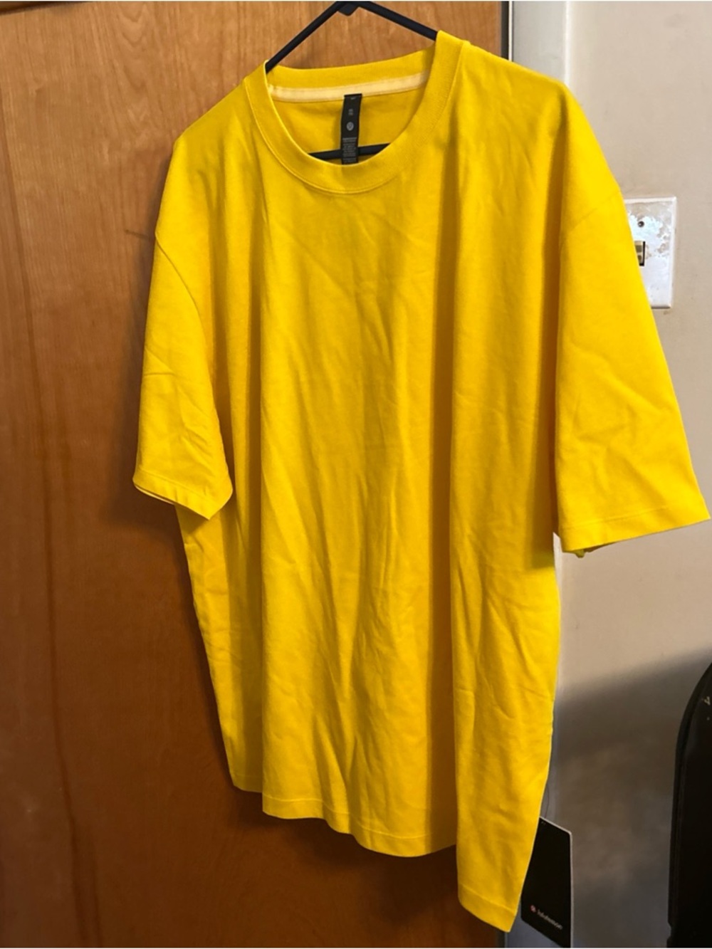 Lululemon Men's Yellow Crewneck T-Shirt